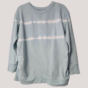 Isabel Maternity Tie-Dye Long Sleeve Tagless Top Size M